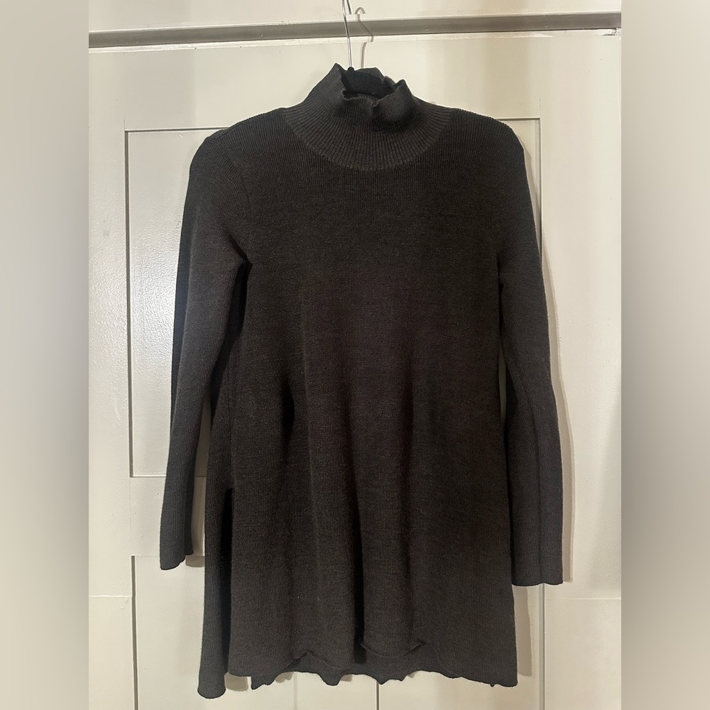 Eileen Fisher Dark Knit Turtle Neck